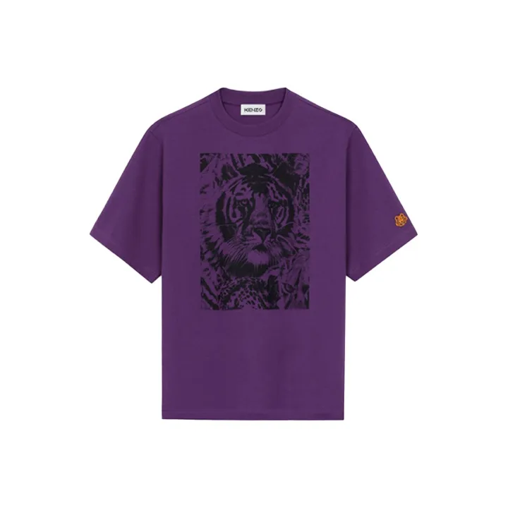 KENZO T Shirts Men Purple-0