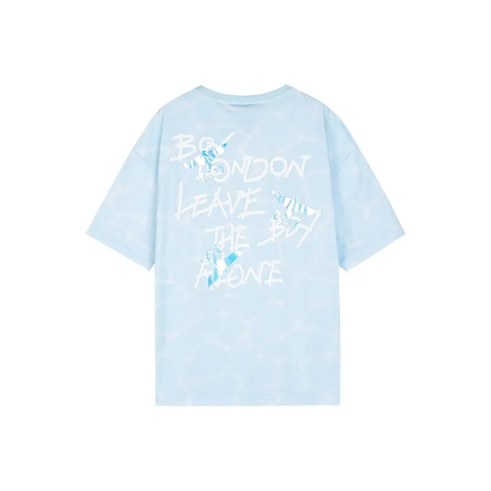 Boy London Elbow Length Sleeved T Shirt Unisex Blue-0