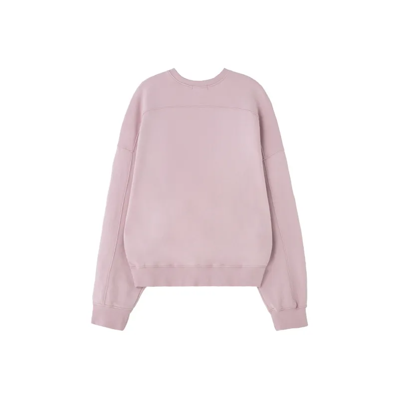SOON FLOWER Pullover Sweatshirt Women's Taro Purple-1