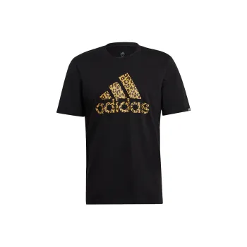 Adidas Set in Sleeve T Shirt Men's Black