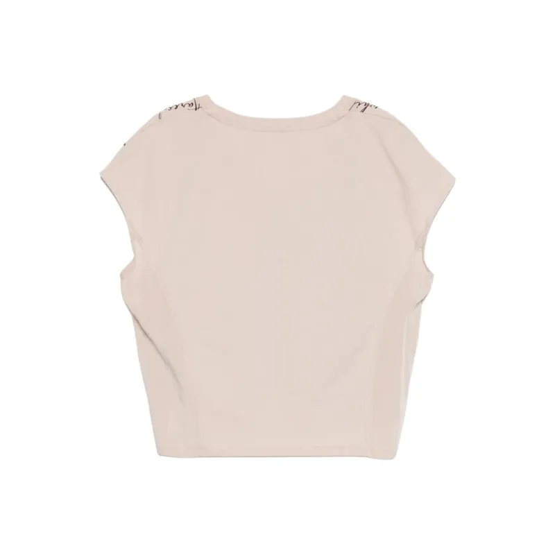 LIU·JO Crystal embellished Printed T shirt-1