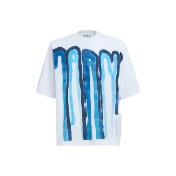 MARNI Dripping Logo T shirt-0