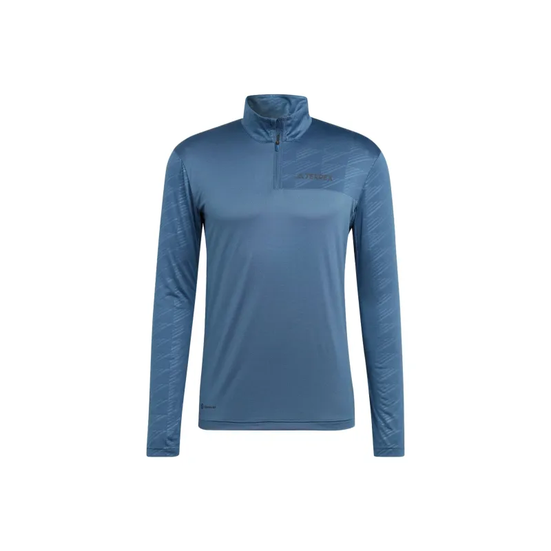 Adidas Terrex Multi Half Zip Long Sleeve Tee-0