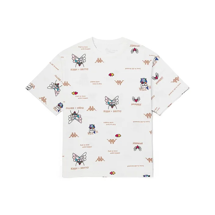 Kappa x Britto Drop Shoulder Sleeve T-Shirt Unisex-0