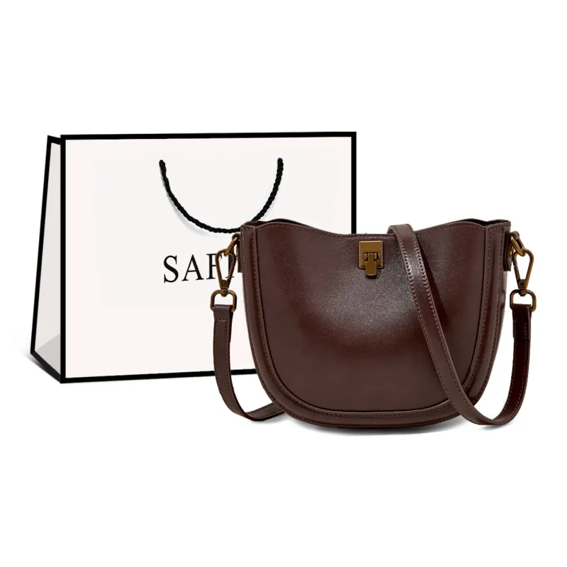 Safiya Cow Leather Underarm Crossbody Bag, Shoulder Bag Regular Women's Multicolor-5