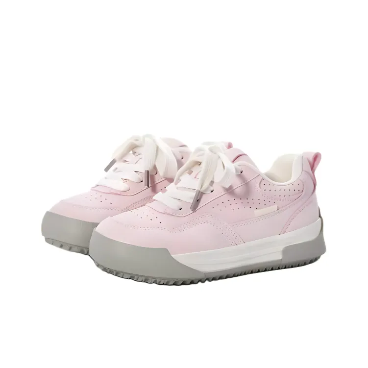 WJA Slip Resistant Cushioning Abrasion Resistant Lightweight Low Top Skateboard Shoes Women's-0