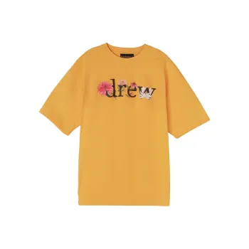 Drew House Letter Logo Series T Shirts Men Yellow