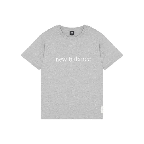 New Balance SS23 Set in Sleeve T Shirt Men's Gray