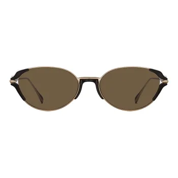 LASHION Alloy Round Sunglasses Unisex