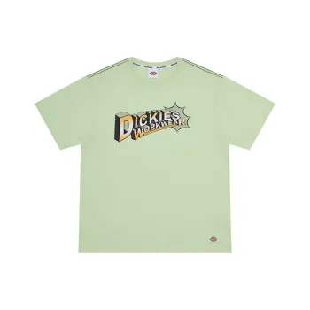 Dickies SS22 T Shirt Unisex Light Yellow Green