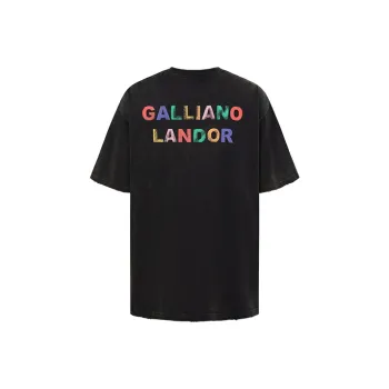 GALLIANO LANDOR SS22 T Shirt Men's Black