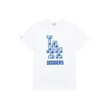 MLB Drop Shoulder Sleeve T Shirt Unisex Ecru