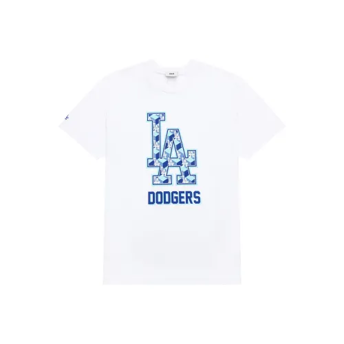 MLB Drop Shoulder Sleeve T Shirt Unisex Ecru