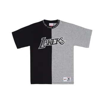 Mitchell Ness T Shirts Men Black Gray Color