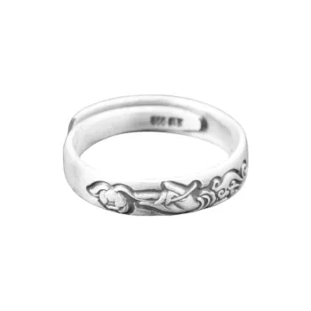 Mrs. Song S 999 Fine Silver Rings Women's