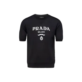 PRADA Logo intarsia Wool Jumper