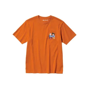 UNIQLO x LONGZHU,LIANMINGKUAN SS23 T Shirt Unisex Orange
