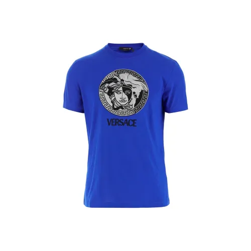 VERSACE Medusa Printed Crewneck T Shirt