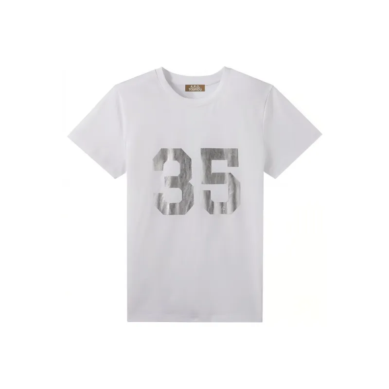 A.P.C 35th Anniversary Collection T-Shirts Unisex White-0