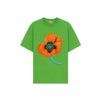 KENZO Poppy By Nigo Front Print T Shirt