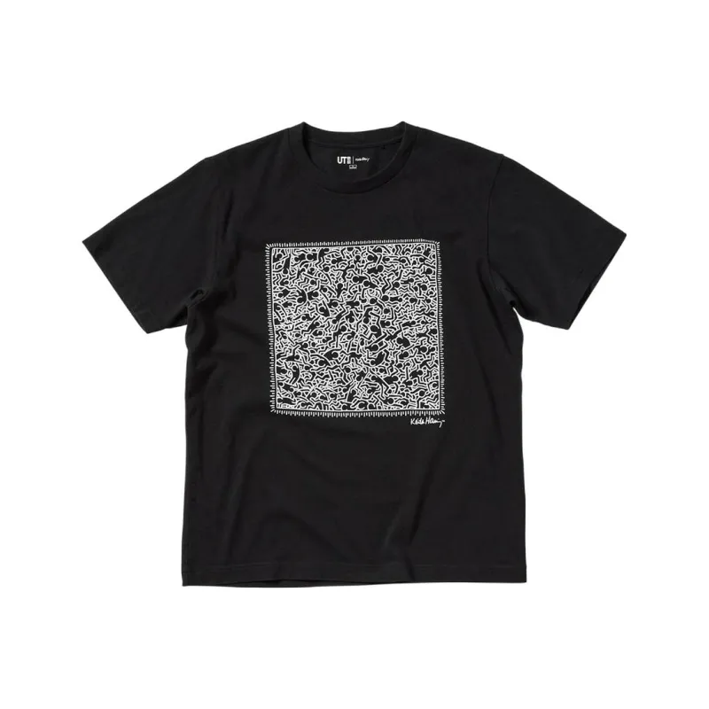 UNIQLO x · Keith Haring Regular T Shirt Unisex Black-0
