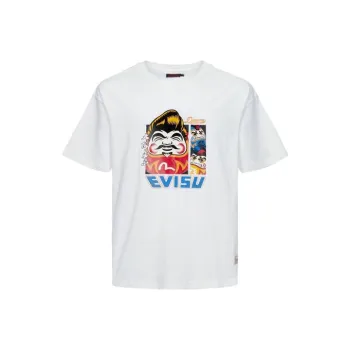 EVISU T Shirts Men White