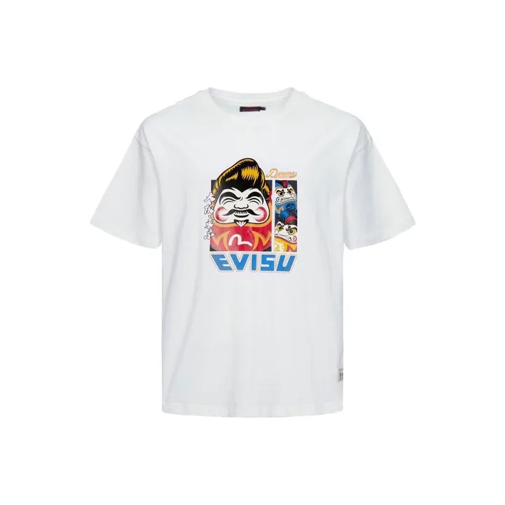 EVISU T Shirts Men White-0