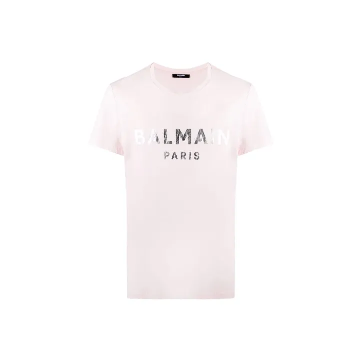 BALMAIN T-Shirts Men Pink-0