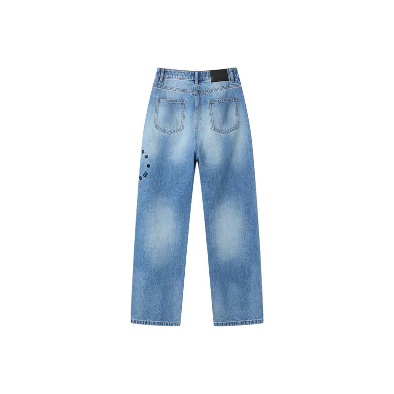 ANDREA MARTIN Jeans Women's Light Blue-1