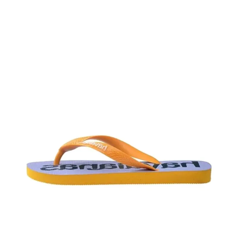 Havaianas Abrasion Resistant Flip Flops Unisex Yellow Purple-0