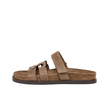TORY BURCH Ines Slide Slippers Women's Umber