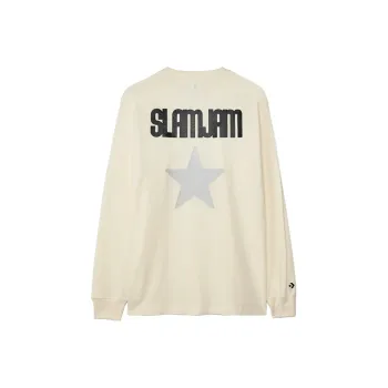 Converse X Slam Jam T Shirts Men Ecru