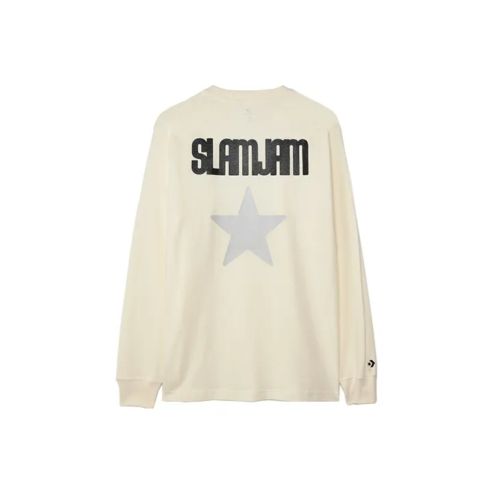 Converse X Slam Jam T Shirts Men Ecru-0