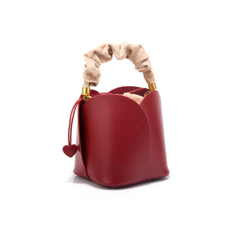 Worm's Home Pu Crossbody Bag, Handbag, Shoulder Bag Regular Women's Burgundy/Dark Brown-2