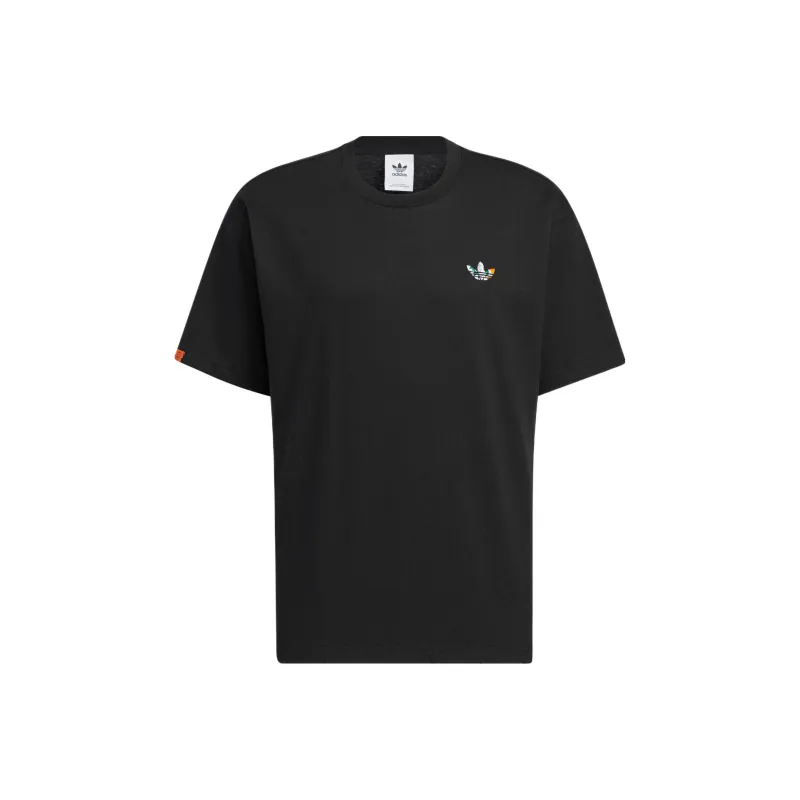 Adidas Originals Set in Sleeve T Shirt Unisex Black-0