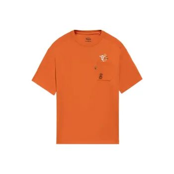 Disney X LINING T Shirts Unisex Koi Fish Orange