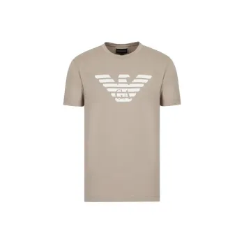 EMPORIO ARMANI Pima jersey T shirt With Logo Print