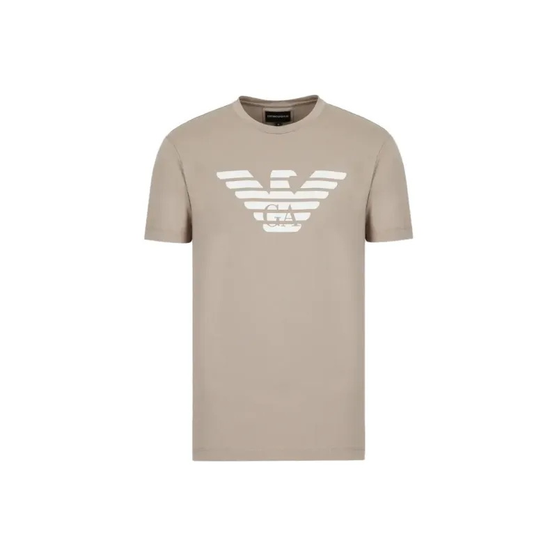 EMPORIO ARMANI Pima jersey T shirt With Logo Print-0