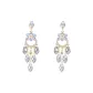 Blue Waterdrop Silver Needle 1 Pair