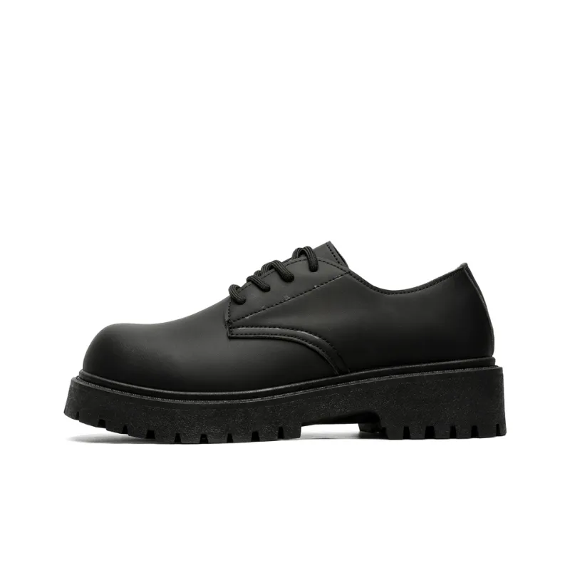 JANECO Men's Casual Shoes Men Low Top Black-0