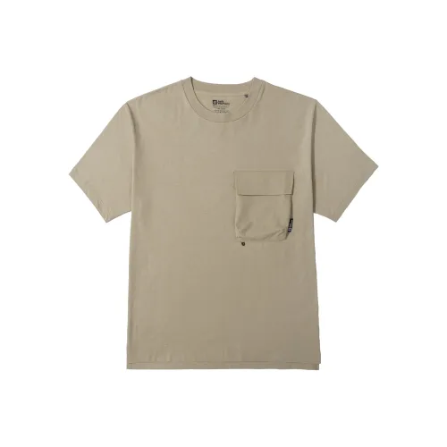 Jack Wolfskin Energetic Cool Series T Shirt Men's Sandy Dust Brown