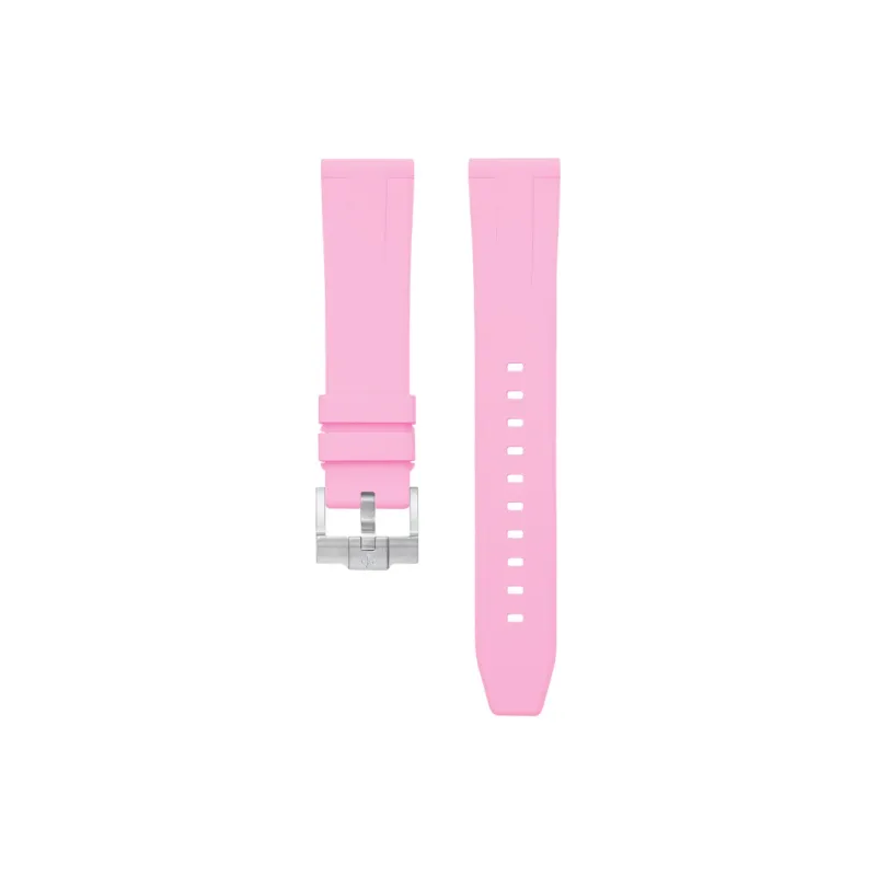 VAGENARI Flat Head One Size 18 19 20 21 22 23 24mm Extended Length, Compatibility Watch Band Fluoroelastomer Material-16