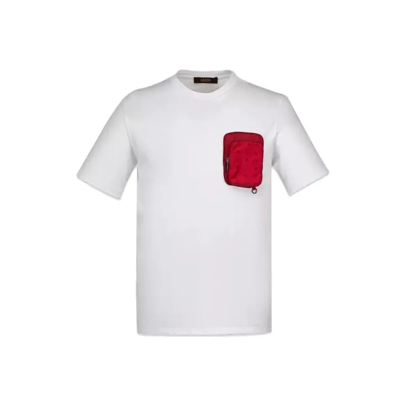MCM T Shirts Men White-0