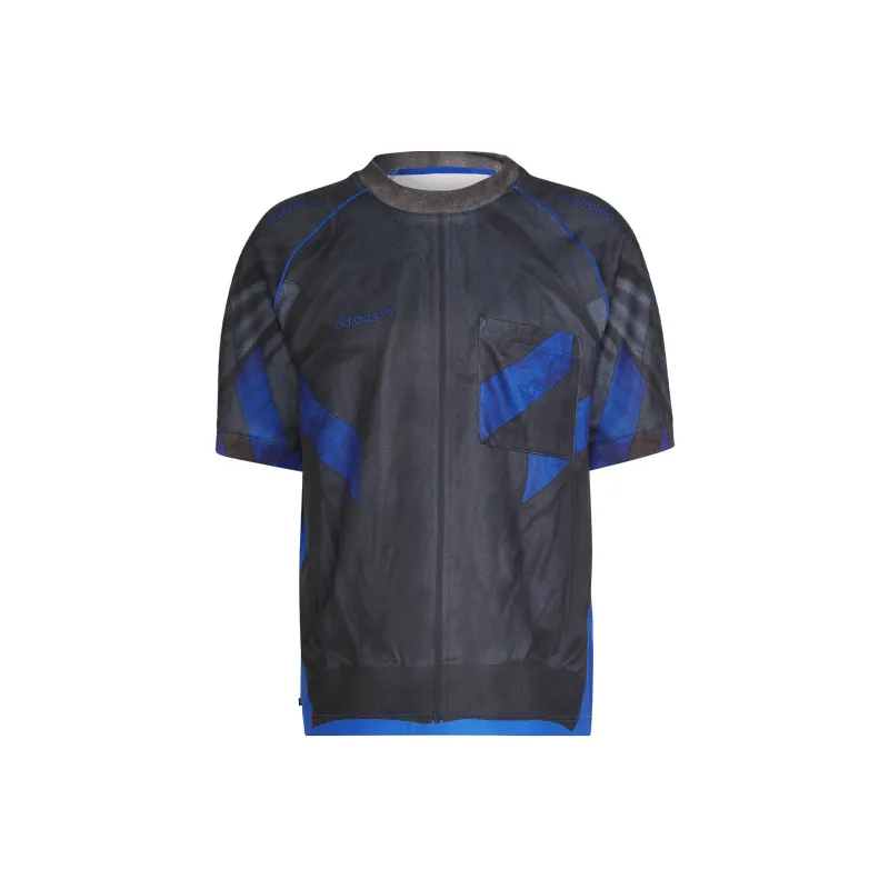Adidas Originals T Shirts Men Blue Black-0