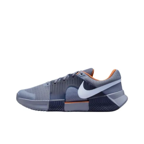 Nike Zoom GP Challenge 1 Wear Resistant Support Low Top Tennis Shoes Men's Gray