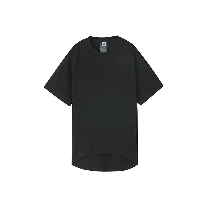 NORVINCY Breathable Solid Color 100% Cotton Short Sleeved T Shirts Unisex-0
