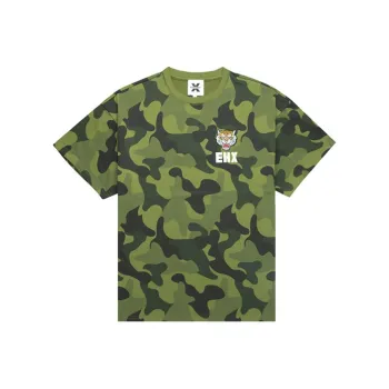 ED HARDY X T Shirts Unisex Army Green