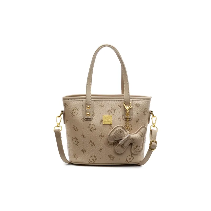 Gerlanx Pu Bucket Bag, Crossbody Bag Trumpets Women's Brown/Pink/Black/White-26