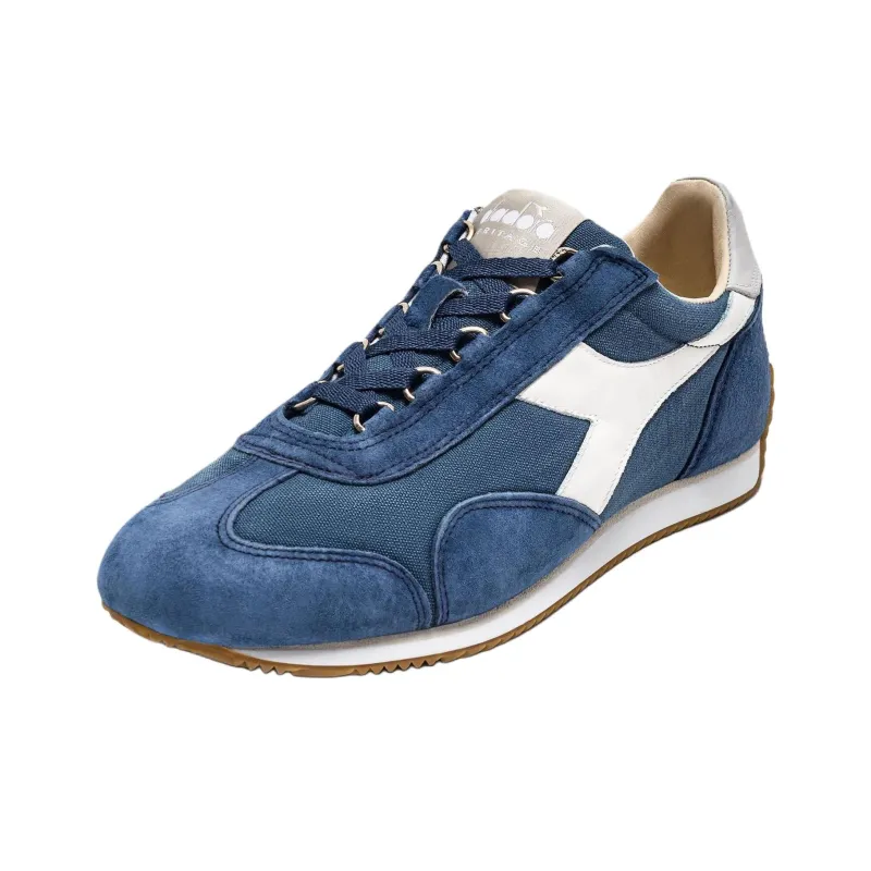 Diadora Equipe H Anti Slip Wear Resistant Low Top Running Shoes Men's Blue-2