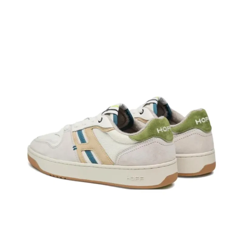 HOFF Anti Slip Wear Resistant Low Top Skateboard Shoes Men's White Gray-3